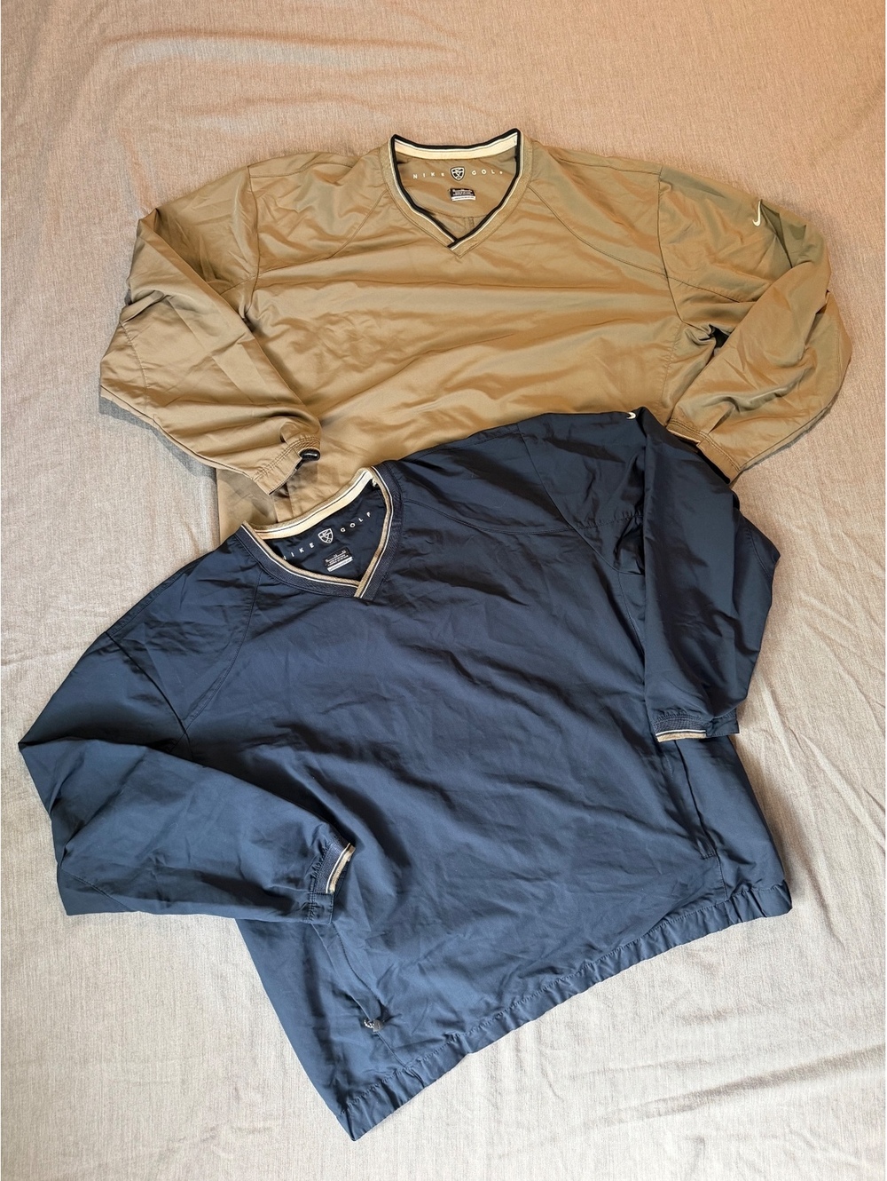 Nike Golf V-Neck Pullover Windbreaker Jacket Mens Size XL